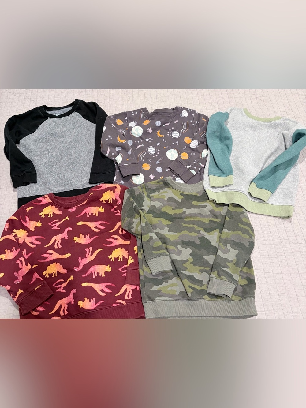 Cat & Jack Toddler Crewneck Sweatshirt Bundle Size 5T